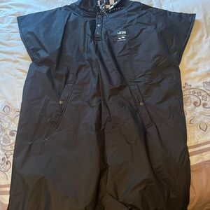 Vans Black and White Checkered Poncho